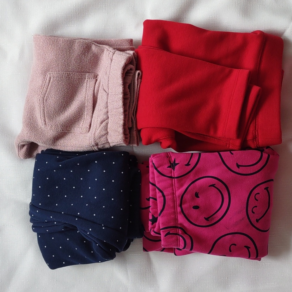Bundle of cozy leggings Gap Carter's Primary